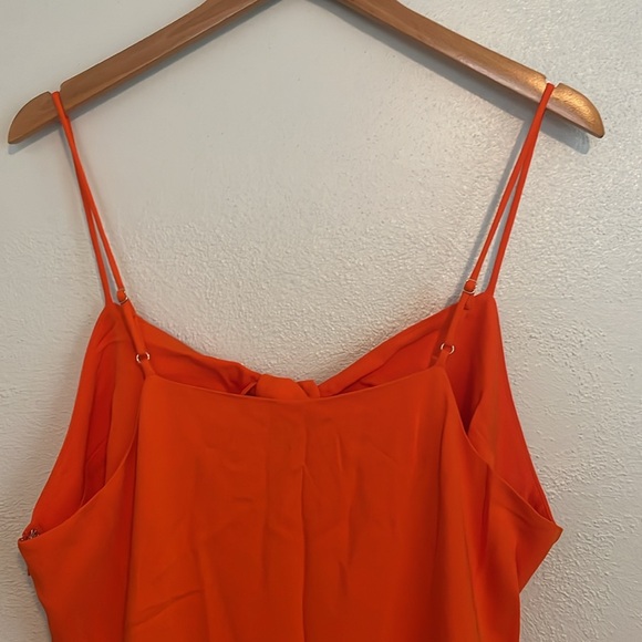 NWT | Lita by Ciara x Revolve Tie Front Jumpsuit in Cherry Tomato XXL - $398 - Picture 4 of 8
